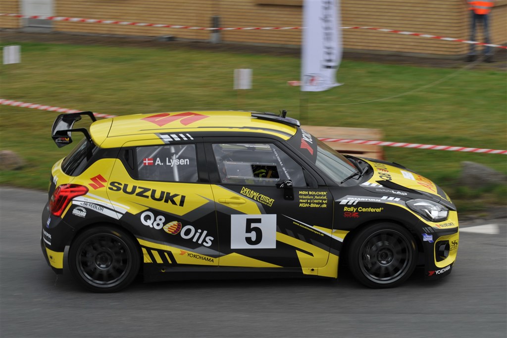For første gang stiller Anders Lysen til start i et DM-løb i sin nye firhjulstrukne Suzuki Swift R+.